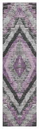 Machine Washable Indoor/Outdoor Chantille ACN1890 Violet 2'3" x 7'6" Runner Rug