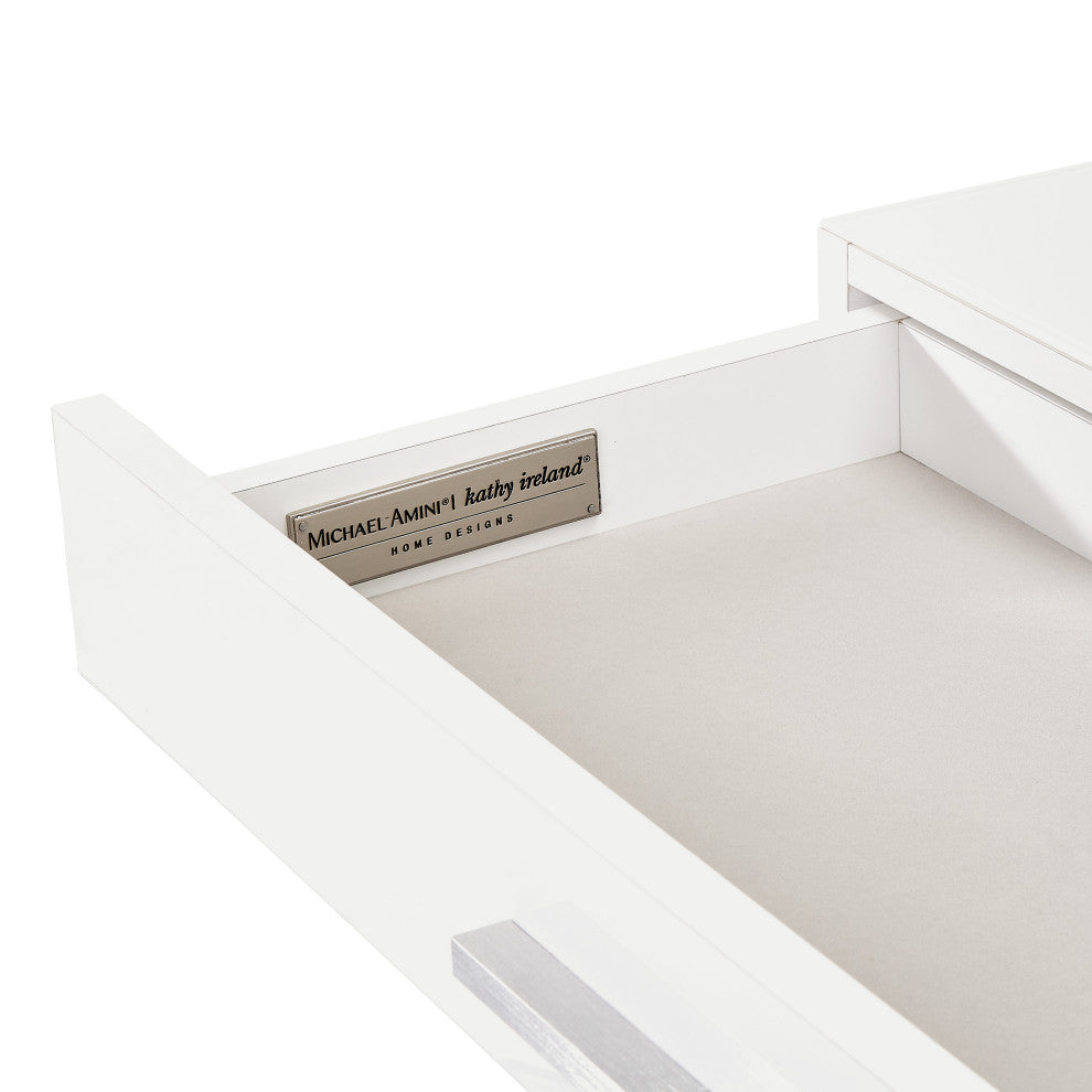 Marquee Dresser with Mirror - Cloud White