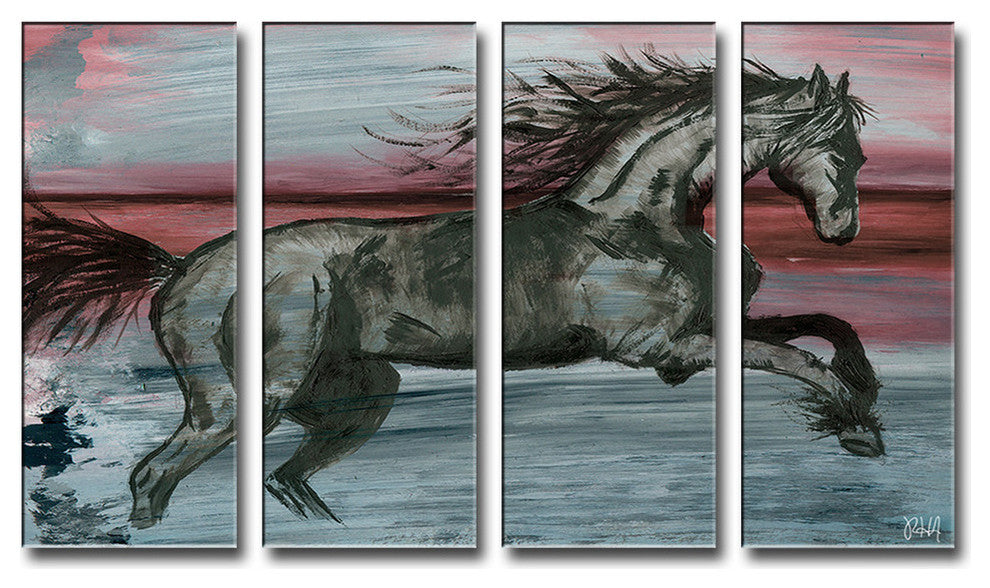 Equestrian Saddle Ink PSVII 4-Panels