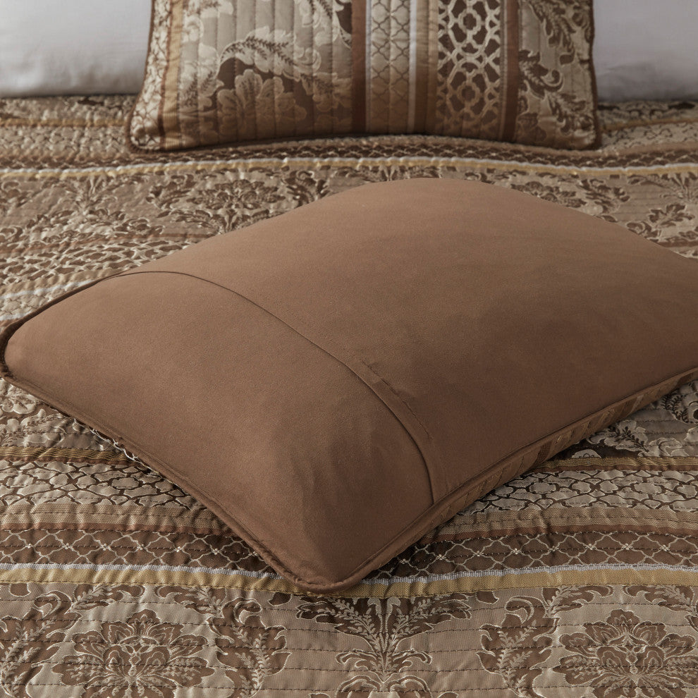Madison Park Jacquard Coverlet 6-Piece Set, King