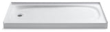 Kohler Salient 60" X 30" Single Threshold Left-Hand Drain Shower Base, White