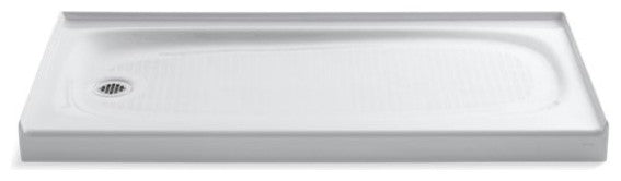 Kohler Salient 60" X 30" Single Threshold Left-Hand Drain Shower Base, White