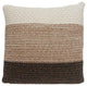 Warm Brown And Cream Decorative Accent Pillow