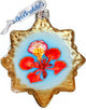 Flower Keepsake Glass Ornament
