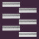 Cornice White Urethane Adams Ornate Design 6 Pieces Totaling 576" Length