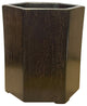 Chinese Zitan Wood Hexagonal Brush Pen Holder/Brush Pot Hws2546