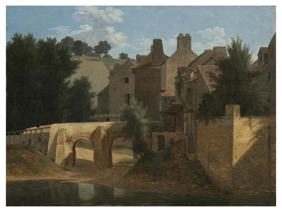 "View in the Ile-de-France" Digital Paper Print by Jean-Victor Bertin, 42"x32"
