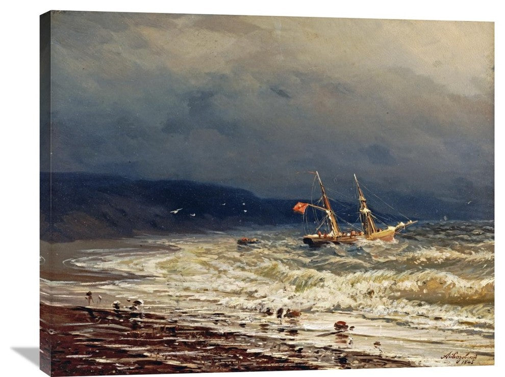 "Off The Turkish Coast" Artwork, 36" x 29"