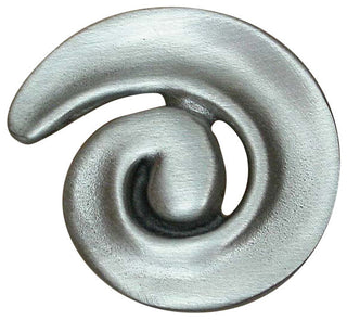 Uniform white background; front-facing view of the spiral knob.