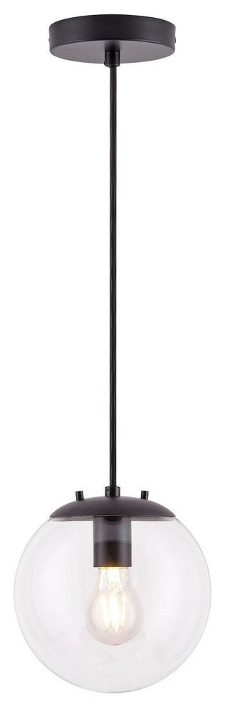 Sferra Pendant Light with Bulb, Black