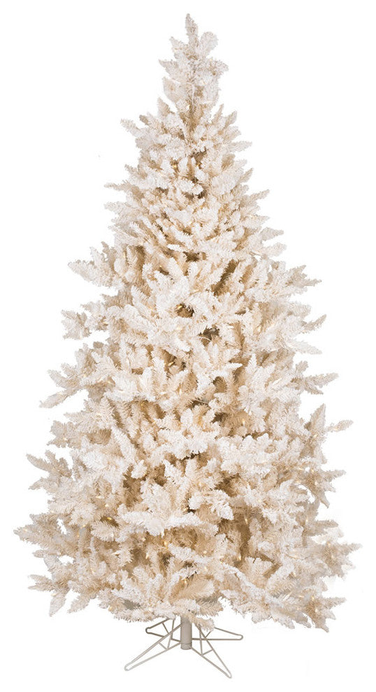 7.5' X 54" Flkd Vintage Fir 700Led Wmwht