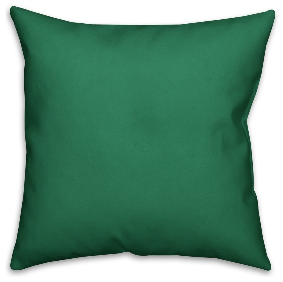 Green Mountains Adventure 16"x16" Outdoor Throw Pillow