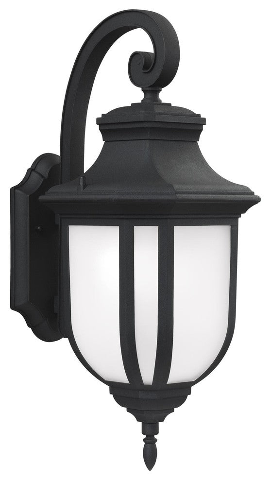 Generation Lighting Lighting Large 1-Light Outdoor Lantern, Black