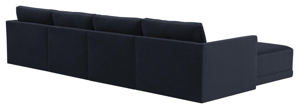 Willow Navy Modular U Sectional
