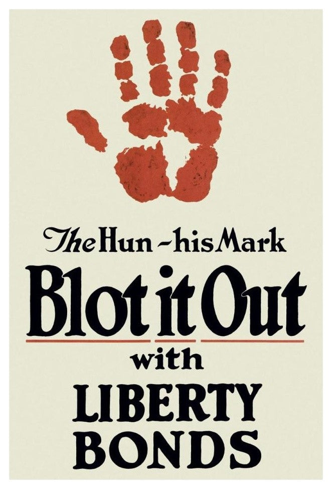 "WWI: Blot It Out" Digital Paper Print, 22"x32"
