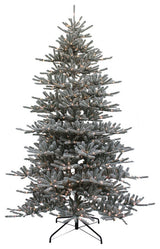 Kurt Adler 9- Foot Pre-Lit Warm White LED Flocked Vail Pine Tree