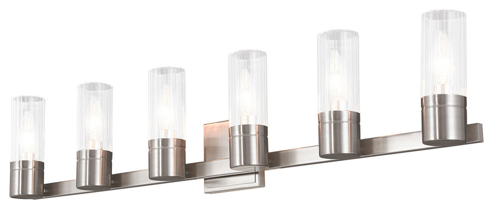 Midtown Bath Light, Brushed Nickel