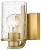 Zlite 492-1S-OBR 1-Light Wall Sconce, Clear Seedy