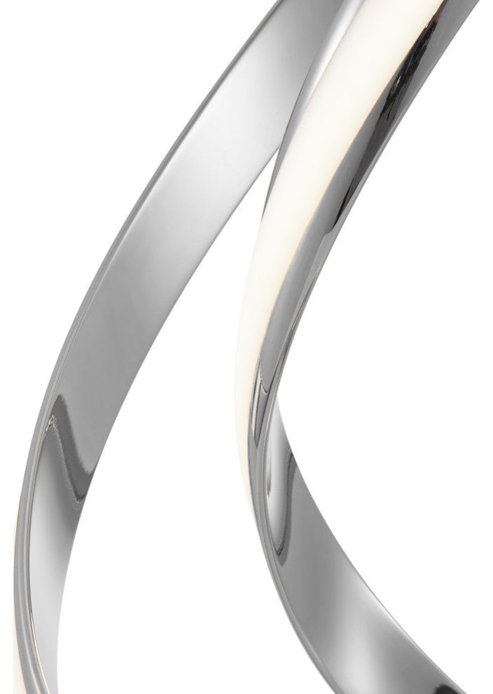 Ellis Touch Dimmable Integrated LED Chrome Table Lamp