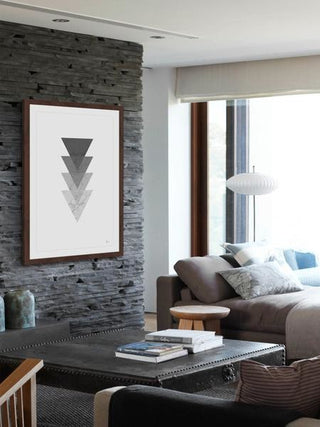 "Elemental Descension" Framed Painting Print, 24"x36"