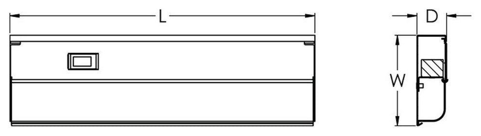 T5L LED Undercabinet Light, Oil-Rubbed Bronze, 42"