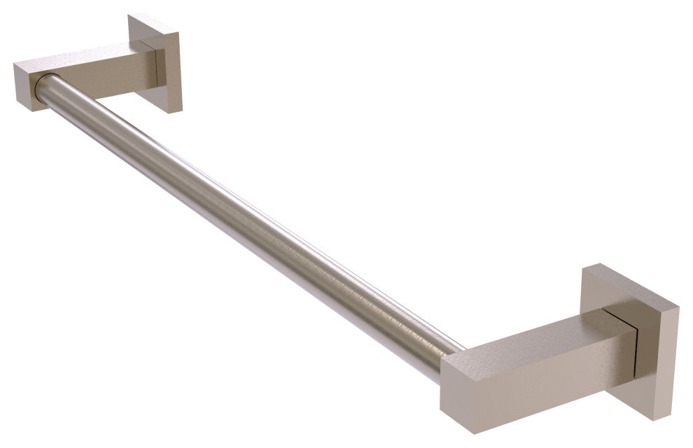 Montero Contemporary 18" Towel Bar, Antique Pewter