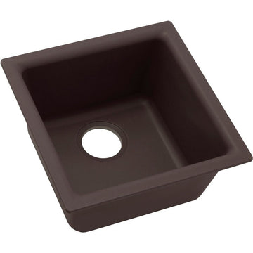 Elkay Luxe 15 3/4" One Bowl Drop In/Undermount Bar/Prep Kitchen Sink, ELX1616CN0