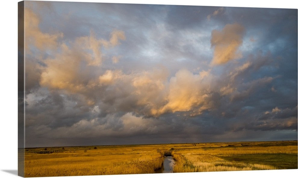 "Norfolk Skies" Wrapped Canvas Art Print, 24"x14"x1.5"