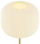 Floor Lamp Light, White Gold, Glass, Modern, Mid Century Bistro Hospitality
