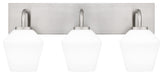 Quoizel NIE8621 Nielson 3 Light 21"W Bathroom Vanity Light - Brushed Nickel