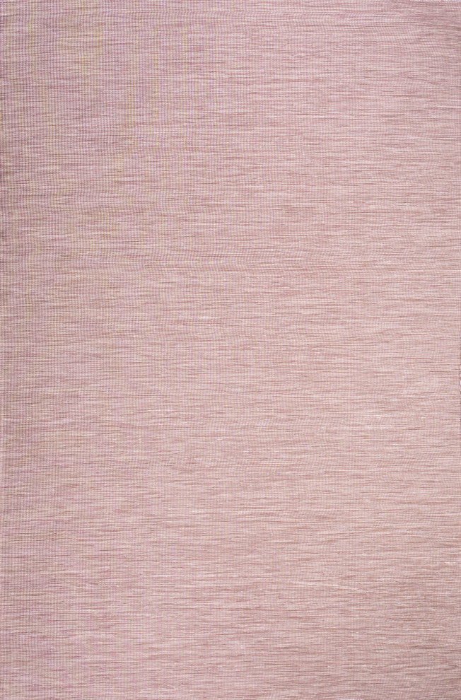 Ethan Modern Flatweave Solid, Pink, 9 X 12