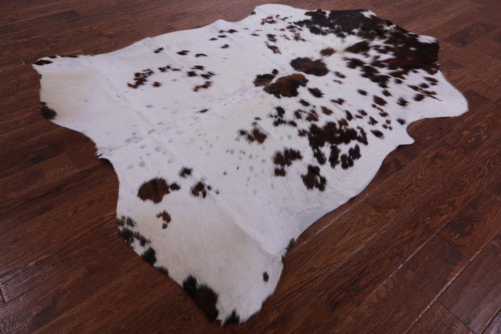 Organic Natural Hair-On Cowhide Area Rug 7' 1" X 5' 9" C1669