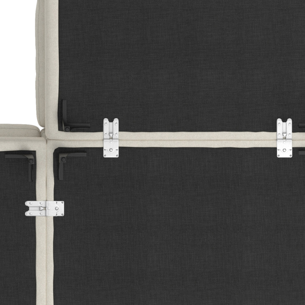 Ava Corner Sectional in Tightly Woven Performance Fabric