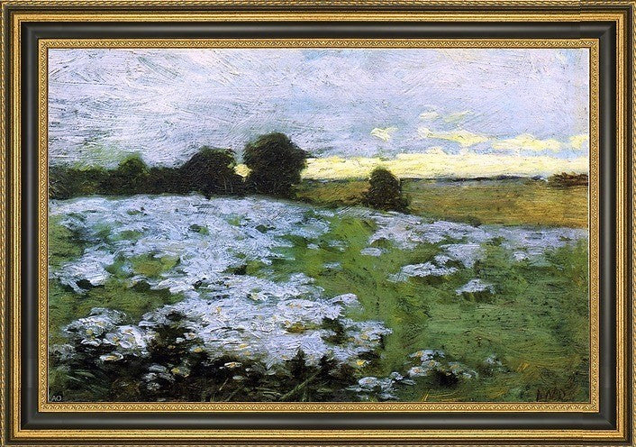 Arthur Wesley Dow Ipswich FieldFlower Study Framed Premium Canvas Print, 18"x27"