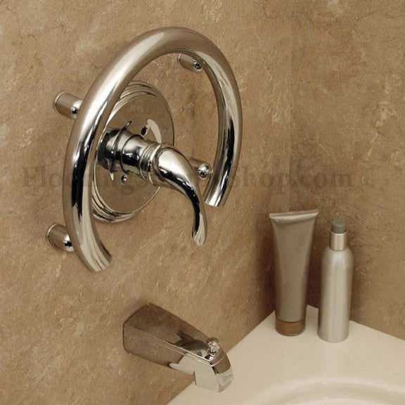 Invisia Luxurious Support Rail Grab Bar Bathroom Shower, Oil Rubbed Bronze