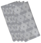Decorative Holiday Napkin, Set of 4, Gray