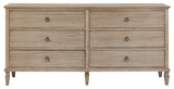 Madison Park Signature Victoria Nightstand, 6-Drawer Dresser