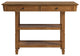 Harvey Two-Tone Kitchen Island Buffet, Oak