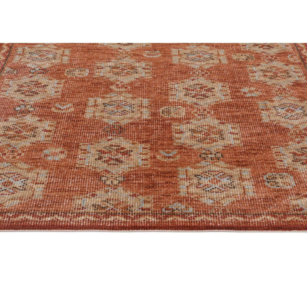 Tuscany Evelyn Area Rug, Red, 2'6"x8'