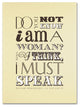 'Women Must Speak' Canvas Art by Megan Romo