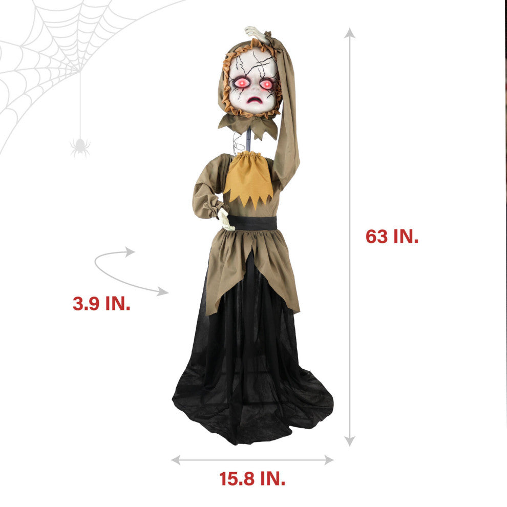 Lifesize Animatronic Demon Girl, Lights and Sound