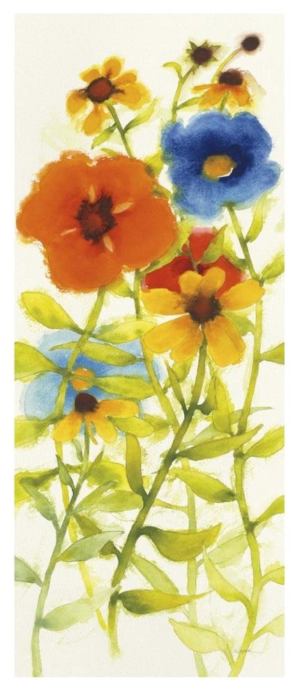 "Americana Meadow II" Digital Paper Print by Shirley Novak, 22"x52"