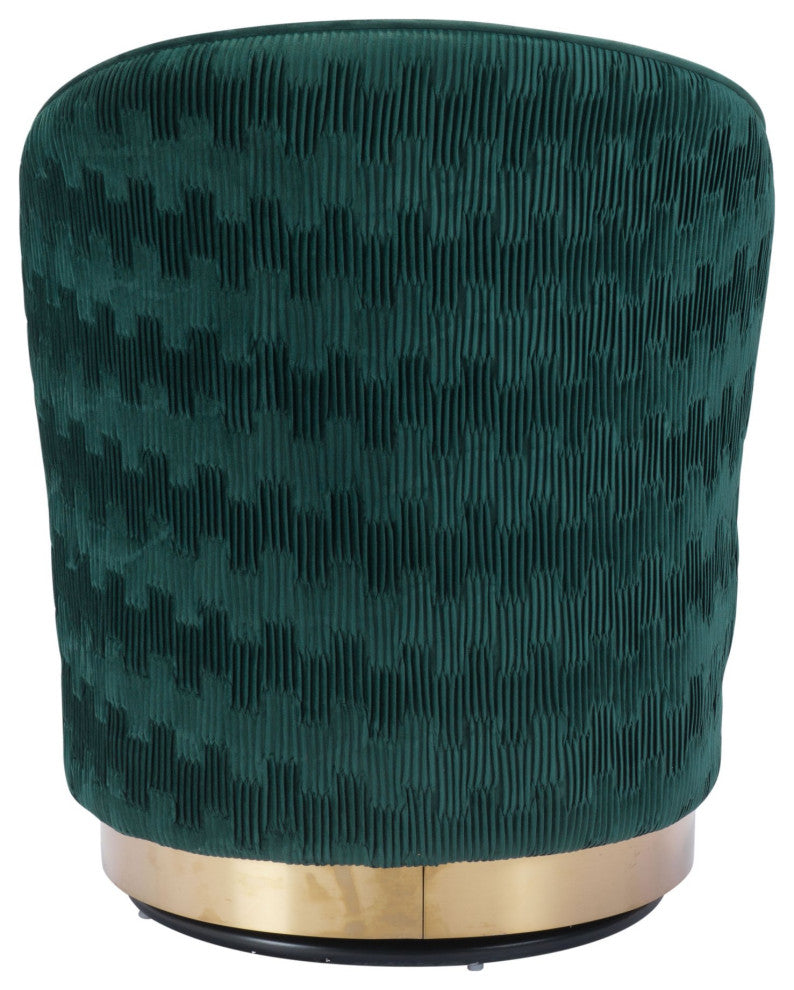 Accent Chair, Steel, Fabric, Green, Gold, Living Lounge Cafe Lobby Hospitality