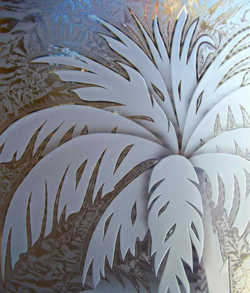 Interior Prehung Door or Interior Slab Door - Palm Sunset - Primed - 28" x...