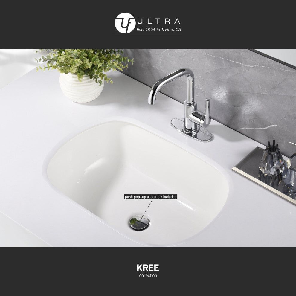 Ultra Faucets UF3070X Single Handle Bathroom Faucet, Polished Chrome