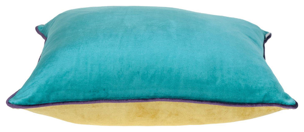 Parkland Collection Khole Aqua Throw Pillow