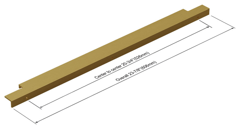 Dowell Series 3063 Handles, 23.8", 10.375" CTC, Golden, 3-Pack