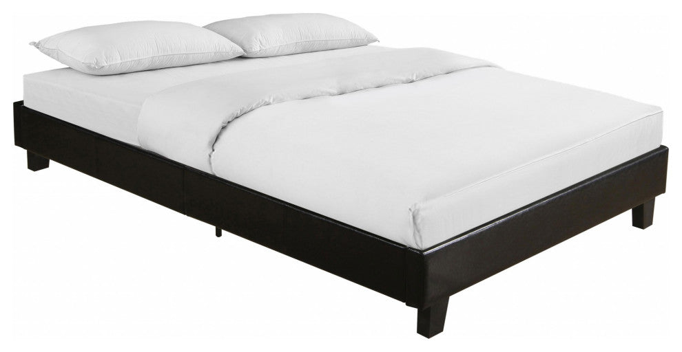 Black Platform Queen Bed
