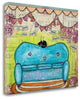 "Couch Loves Its Crumbs" By Denise Braun, Giclee Print on Gallery Wrap Canvas