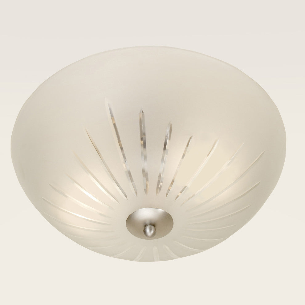 Roman Ceiling Light With Spear Cut Glass